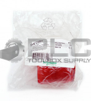 NEW SCHNEIDER XVE C5B4 FLASHING LIGHT RED 24V AC DV IP 40