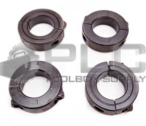 LOT OF 4 NEW 1" DOUBLE SPLIT 2-PC CLAMP SHAFT COLLAR