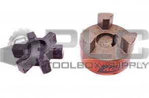 NEW LOVEJOY L-099 1.000 1" JAW COUPLING W/ RUBBER SPIDER INSERT FOR L-099/L-100