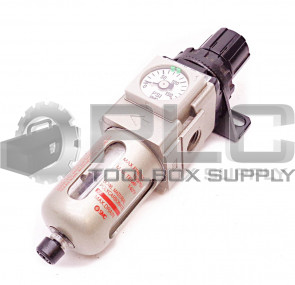 NEW SMC AW20-N02BE-CRZ FILTER REGULATOR W/BRACKET