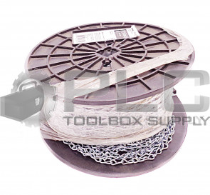 NEW EVERBILT 587 060 ZINC PLATED JACK CHAIN #16 X 250 FT. 10 LB. CAPACITY