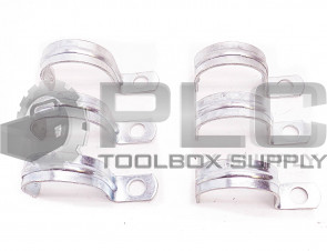LOT OF 6 NEW 2" RIGID 1-HOLE STRAPS