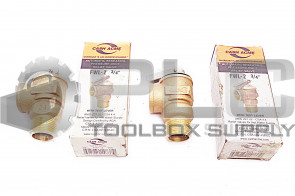 LOT OF 2 NEW CASH ACME FWL-2 3/4" PRESSURE RELIEF VALVE W/TEST LEVER