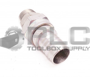 NEW PARKER 0688-20-20 HYDRAULIC COUPLER 1-5/8" MALE THREAD 1-1/4" CONNECT