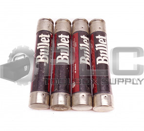 LOT OF 4 NEW BULLET ECSR 60 TIME DELAY FUSES CLASS RK5 600VAC
