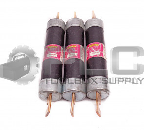 LOT OF 3 BUSSMANN FRS-R-90 TIME DELAY FUSES CLASS RK5 600VAC