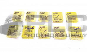 LOT OF 10 5-PACKS NEW BUSSMANN ABC-15 FUSE 15A 750A 250VAC