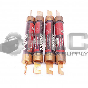 LOT OF 4 BULLET ECSR 100 TIME-DELAY FUSE CLASS RK5 600V