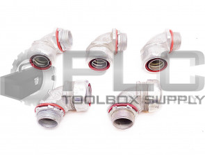 LOT OF 5 NEW THOMAS & BETTS 3/4" LIQUID-TIGHT 90° ELBOW CONNECTOR CONDUIT