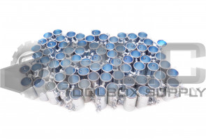 LOT OF 75 NEW THOMAS & BETTS 1/2" X 1/2" STEEL SET-SCREW COUPLING