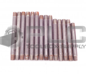 LOT OF 14 NEW PIPE NIPPLES 4-1/2" TO 6" LENGTH *READ*