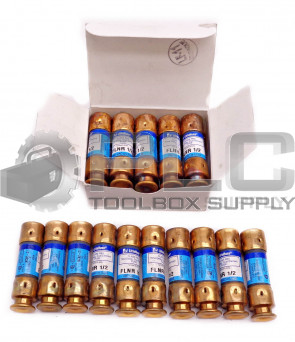 LOT OF 20 NEW LITTELFUSE FLNR 1/2 TIME-DELAY FUSE CLASS RK5 250V