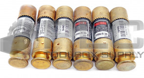 LOT OF 6 NEW BUSSMANN FRN-R 30 TIME-DELAY FUSES CLASS RK5 250V FRN-R-30