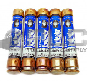 LOT OF 5 NEW LITTELFUSE FLSR 40 ID INDICATOR FUSES 600VAC