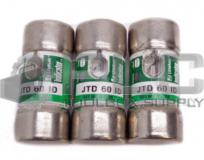 LOT OF 3 NEW LITTELFUSE JTD 60 ID INDICATOR FUSES CLASS J 600VAC