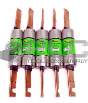 LOT OF 5 NEW BUSSMANN FRS-R-100 ENERGY EFFICIENT FUSES CLASS RK5 600V