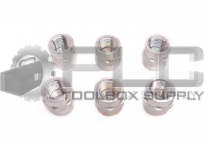 LOT OF 6 NEW 7/8" ID FEMALE THREAD STRAIGHT PIPE FITTINGS