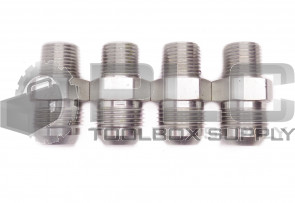 LOT OF 4 NEW PARKER 1-1/16" OD TAPER, 7/8" OD MALE STRAIGHT HYDRAULIC FITTING