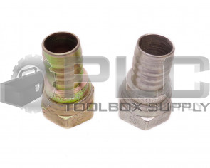 LOT OF 2 NEW PARKER 0688-20-20 FITTING 1-9/16" ID FEMALE 1-5/16" HOSE XXXP-20XXX