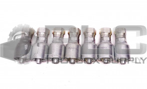 LOT OF 7 NEW PARKER 1JS43-6-6 HOSE FITTING 11/16" FEMALE SWL X 3/8" HOSE