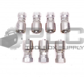 LOT OF 7 NEW GOOD YEAR 14700-0606 HOSE FITTING 5/8" ID FEMALE THREAD X 3/8" HOSE