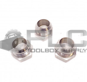LOT OF 3 NEW 1-5/16" ID 1-7/8" OD MALE THREAD END CAP FITTING PLUG