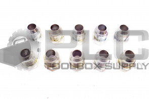 LOT OF 10 NEW PLUG END CAP HYDRAULIC FITTING 1/2" ID 7/8" OD TAPERED MALE THREAD