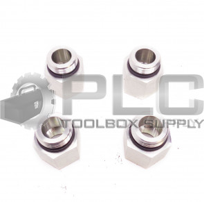 LOT OF 4 NEW STRAIGHT CONNECTOR 7/8" ID 1-5/16" OD MALE X 1-1/8" FEMALE