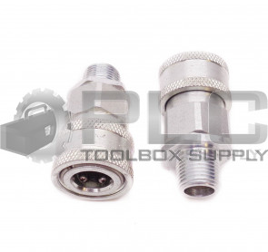 LOT OF 2 NEW SNAP-TITE VHC6 QUICK COUPLER LOCK HOSE 7/16" ID 11/16" OD MALE