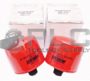 LOT OF 2 NEW SCHROEDER ABF-3/10 AIR BREATHER FILTERS
