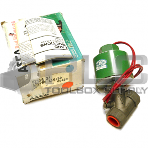 NEW ASCO RED-HAT 8211A37 SOLENOID VALVE 1/2"