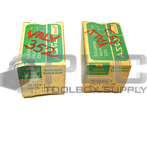 LOT OF 2 NEW ASCO 96-619-1-D SOLENOID COIL 110/120 VOLTS