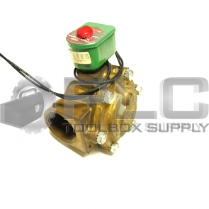 NEW ASCO 822111 SOLENOID VALVE 1-1/2" TWO WAY 120/60V 6W