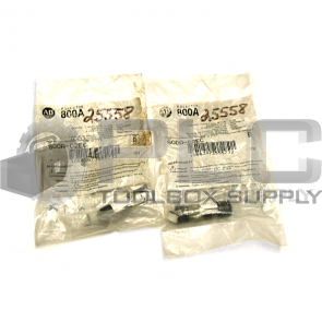 LOT OF 2 NEW SEALED ALLEN BRADLEY 800A-C2EC CLEAR MOMENTARY CONTACT PUSH BUTTON