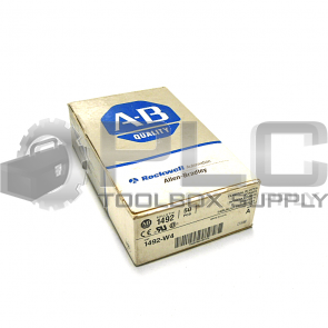 BOX OF 50 NEW ALLEN-BRADLEY 1492-W4 TERMINAL BLOCKS GRAY SERIES A