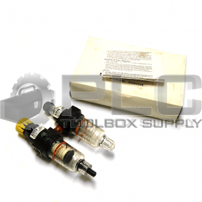 NEW PARKER 14G11B13F0GD CLOSE NIPPLE 1/4" 2PC COMBO