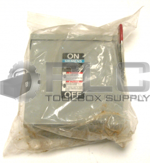NEW SIEMENS GNF321R ENCLOSED SWITCH 30AMPS 240VOLTS 410389Y00