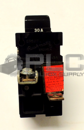 PUSHMATIC BULLDOG 31230 2 POLE CIRCUIT BREAKER 30 AMP 120/240 VAC 