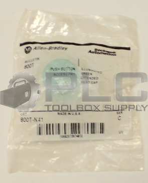 NEW ALLEN BRADLEY 800T-N41 /C PUSH BUTTON ACESSORY GREEN EXTENDED HEAD CAP