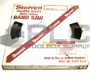 NEW STARRETT 100 FT M42 1"X.035 10-14/S POWERBAND COIL