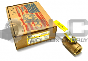 BOX OF 8 NEW APOLLO 70-105-01 BRASS BRONZE BALL VALVE 1"