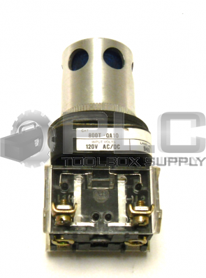  ALLEN BRADLEY 800T-QA10 BLUE SER.T W/ 800T-XA 120VAC PUSHBUTTON