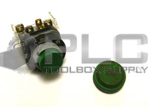 ALLEN BRADLEY 800T-B SER.T GREEN PUSHBUTTON OPERATOR SWITCH