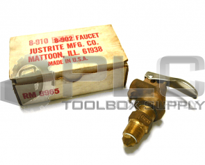 NEW JUSTRITE 8-910 FAUCET