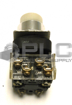 ALLEN BRADLEY 800T-PT16 SER.N W/ 800T-XA ILLUMINATED WHITE PUSH BUTTON