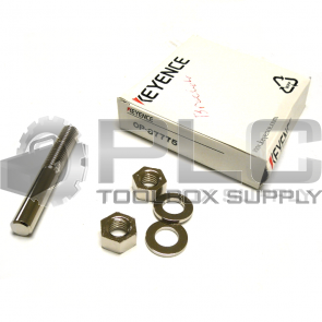 NEW KEYENCE OP-87775 BRACKET AJUSTABLE 85MM LENGTH 18MM WIDTH FLAT M12