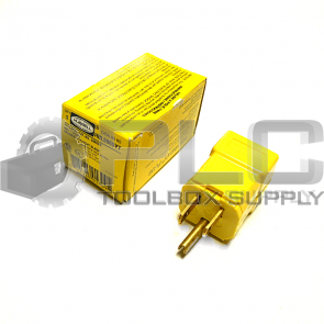 NEW HUBBELL HBL5965VY PLUG 15-AMP 125-VOLT 