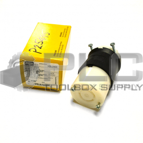 NEW HUBBELL HBL2433 TWIST LOCK CONNECTOR BODY 20A 480V 3 POLE 4 WIRE