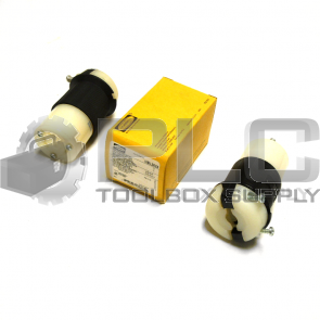 LOT OF 2 NEW HUBBELL HBL2623 TWIST LOCK CONNECTOR BODY 30A 2 POLE 3 WIRE
