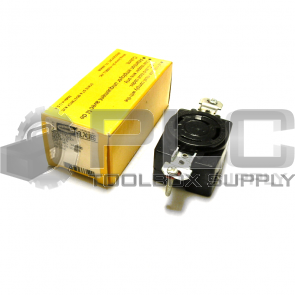 NEW HUBBELL HBL7410BG TWIST LOCK RECEPTACLE 20A 3 POLE 4 WIRE